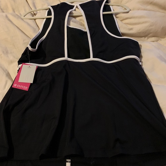 Tennis top with white stripping - Picture 1 of 2